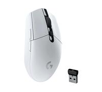 MOUSE GAMING WIRELESS LOGITECH G G305, Collegamento RF Wireless, Ingresso: Otticamente a mezzo LED, Scrolling a Rotella, Risoluzione max 12000 dpi, Bianco