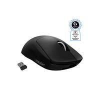 MOUSE GAMING WIRELESS LOGITECH G Pro X Superlight, Collegamento RF Wireless, Ingresso: Otticamente a diodi laser, Scrolling a Rotella, Risoluzione max 25600 dpi, forma ergonomica, Nero