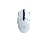 MOUSE GAMING WIRELESS LOGITECH G305, Collegamento RF Wireless, Ingresso: Otticamente a mezzo LED, Scrolling a Rotella, Risoluzione max 12000 dpi, Bianco