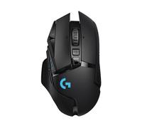 MOUSE GAMING WIRELESS LOGITECH G502 Lightspeed, Collegamento RF Wireless, Scrolling a Rotella, Risoluzione max 100-16000 dpi, Nero