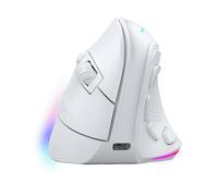 MOUSE GAMING WIRELESS MARS GAMING MMSKW, Collegamento RF Wireless + Bluetooth, Ingresso: Otticamente a mezzo LED, Scrolling a Rotella, Risoluzione max 8400 dpi, forma ergonomica, Nero