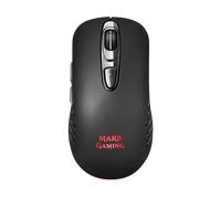 MOUSE GAMING WIRELESS MARS GAMING MMW2, Collegamento RF Wireless, Scrolling a Rotella, Risoluzione max 3200 dpi, forma ergonomica, Nero