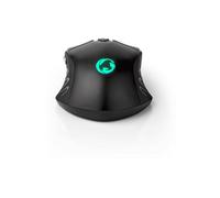 MOUSE GAMING WIRELESS NEDIS GMWS200BK, Collegamento RF Wireless + USB Type-A, Scrolling a Rotella, Risoluzione max 10000 dpi, Nero