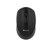 MOUSE GAMING WIRELESS NGS SMOG-RB, Collegamento RF Wireless + Bluetooth, Ingresso: Otticamente a mezzo LED, Scrolling a Rotella, Risoluzione max 2400 dpi, forma ergonomica, Nero