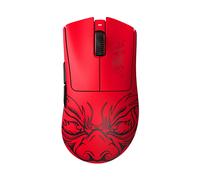 MOUSE GAMING WIRELESS RAZER DeathAdder V3 Pro Faker Edition, Collegamento RF Wireless + USB Type-C, Ingresso: Otticamente a mezzo LED, Scrolling a Rotella, Risoluzione max 30.000 dpi, Rosso