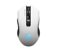 MOUSE GAMING WIRELESS SHARKOON Skiller SGM3, Collegamento RF Wireless + USB Type-A, Scrolling a Rotella, Risoluzione max 6000 dpi, Bianco