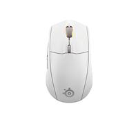SteelSeries Rival 3 Wireless Gen 2 - Mouse da gioco - 2,4 GHz e Bluetooth - Sensore ottico TrueMove Air da 18000 DPI - Durata 60 milioni di clic - Leggero - Piedini 100% PTFE - Bianco