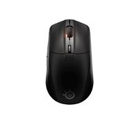 SteelSeries Rival 3 Wireless Gen 2 - Mouse da gioco - 2,4 GHz e Bluetooth - Sensore ottico TrueMove Air da 18000 DPI - Durata 60 milioni di clic - Leggero - Piedini 100% PTFE - Nero