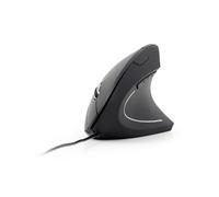 MOUSE GEMBIRD MUS-ERGO-01, Collegamento USB Typ-A, Ingresso: Otticamente a mezzo LED, Scrolling a Touch, Risoluzione max 3200 dpi, forma ergonomica, Nero