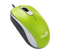 Genius DX-110 USB Optical 1000DPI Ambidextrous Green - mice (USB, Office, Pressed buttons, Wheel, Optical, 1000 DPI)