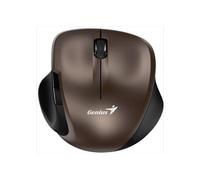 Genius Ergo 8200S Mouse Wireless Design Ergonomico Click Silenzioso Marrone (CHOCOLATE)