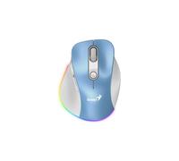 Mouse Genius wireless Bluetooth ricaricabile Mini Ergo 9000S Pro Blu