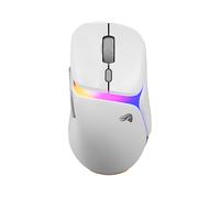 MOUSE GLORIOUS Model D3, Tasti: 6, Wireless RF 2.4 GHz, Collegamento Ricevitore USB wireless, cavo USB per ricarica, Scrolling a Rotella, Risoluzione max 30000 dpi, forma ergonomica, Bianco