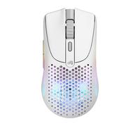 Glorious Model O 2 Mini Wireless Gaming Mouse - superlegg. 57 g, 210 h batteria, dual wireless 2,4 GHz, Bluetooth 5.2, sensore ottico 26.000, 80M di clic, 6 tasti programmabili, sparatutto - Bianco