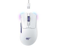 Mouse Havit 6950676229837 Wireless/Wired 10000 DPI Bianco 7 Pulsanti RGB