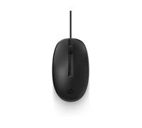 MOUSE HP 125 Wired (Bulk120), Collegamento USB Typ-A, Scrolling a Rotella, Nero