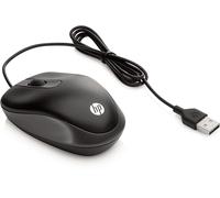 MOUSE HP USB Travel, Collegamento USB Typ-A, Scrolling a Rotella, Risoluzione max 1000 dpi, Nero