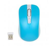 Mouse iBox LORIINI Wireless RF 1600 DPI Blu Bianco Ambidestro Nano Receiver