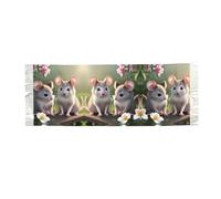 Mouse in Love - Sciarpa da donna, pashmina, scialli e impacchi per abito da sera, damigella d'onore, matrimonio, inverno, caldo, lungo, grande sciarpa.