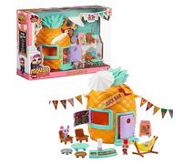 MOUSE IN THE HOUSE, Cofanetto Ananas Bar Succo con 3 Figurine Mouse Esclusive, Accessori e Adesivi Che Brillano al Buio, Giocattoli per Bambini dai 3 anni, MUN05