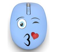 Mouse Inca IWM-245RM wireless 1200 DPI ambidestro blu con ricevitore nano
