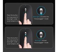 Mouse Jiggler Anti-Ibernazione Spostamento Automatico del Cursore Mouse Wireless Virtuale Impedisce il Movimento Dello Schermo di Blocco del