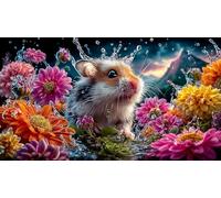 mouse Jigsaw Puzzle impossibili 1000 Pezzi Decorazione per la casa. Giochi di Rilassamento e Intelletto per adulti e ragazzi da 14 anni 38x52cm/1000pcs
