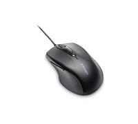 MOUSE KENSINGTON Pro Fit, Collegamento USB Typ-A, Ingresso: Otticamente a diodi laser, Scrolling a Rotella, Risoluzione max 1000 dpi, forma ergonomica, Nero