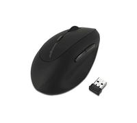 MOUSE KENSINGTON Pro Fit Ergo, Tasti: 6, RF senza fili, forma ergonomica, Bluetooth, Collegamento RF Wireless, Scrolling a Rotella, Risoluzione max 1600 dpi, forma ergonomica, Nero
