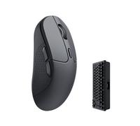 Keychron M3 4000 Hz Mouse ottico senza fili Bluetooth 5.1/2.4 GHz/USB, leggero 79g, programmabile, sensore PixArt 3395 con fino a 26K DPI/ 650 IPS per Windows Mac Linux - Nero