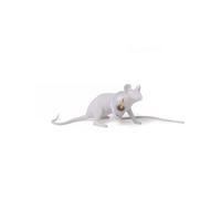 SELETTI Mouse Lamp Sdraiato Bianco