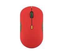 Lenovo Mouse silenzioso Bluetooth 350 (Fan Edition), design ergonomico ambidestro wireless, Bluetooth 5.3, DPI regolabile fino a 2400, durata della batteria 36 mesi, materiali riciclati, bandiera del
