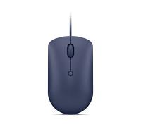 Lenovo 540 USB-C - Mouse per computer con connessione cablata per PC, laptop, computer con Windows o Chrome OS, design ambidestro, 4 pulsanti, dimensioni compatte, blu abisso