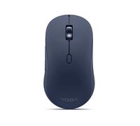MOUSE LENOVO Yoga Silent, Tasti: 8, Wireless, Bluetooth, Collegamento Bluetooth 5.3, Scrolling a Rotella di scorrimento verticale, forma ergonomica, Blu