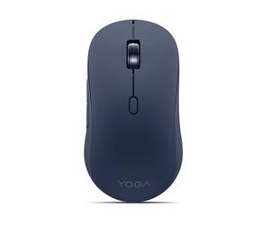MOUSE LENOVO Yoga Silent, Tasti: 8, Wireless, Bluetooth, Collegamento Bluetooth 5.3, Scrolling a Rotella di scorrimento verticale, Risoluzione max 4000 dpi, forma ergonomica, Blu