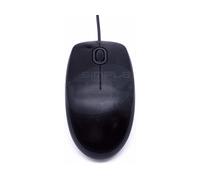 MOUSE LOGITECH B100 cablato 3 pulsanti ambidestro, Collegamento USB, Ingresso: Otticamente a mezzo LED, Scrolling a Riga per riga, Risoluzione max 1000 dpi, forma ergonomica, Nero