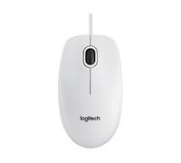 MOUSE LOGITECH B100 Optical Usb f/ Bus, Collegamento USB Typ-A, Scrolling a Rotella, Risoluzione max 800 dpi, Bianco