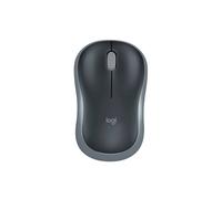 Logitech M185 Mouse Wireless, 2,4 GHz con Mini Ricevitore USB, Durata Batteria di 12 Mesi, Tracciamento Ottico 1000 DPI, Ambidestro, Compatibile con PC, Mac, Laptop - Grigio