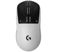 Logitech G PRO X2 SUPERSTRIKE LIGHTSPEED, mouse gaming wireless LIGHTSPEED, prestazioni ultra-veloci, ultra leggero (61 g), feedback tattile del clic personalizzabile, ricarica USB-C, PC/Mac - Bianco