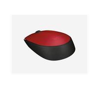 Mouse Logitech WL M171 wireless 2,4 GHz rosso/nero 910-004641 - uso ambidestro -