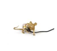 SELETTI Lampada in Resina Mouse Lamp Lop Gold Steso Oro