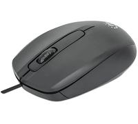 MANHATTAN 190190 - Mouse, cavo, USB, nero