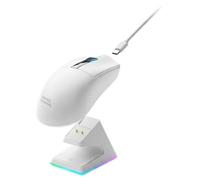 MOUSE GAMING MARS GAMING MMWELITEW, Tasti: 6, Bluetooth, USB-C, Collegamento Bluetooth 5.4, Wireless 2.4GHz, USB-C, USB-A, Scrolling a Rotella di scorrimento, forma ergonomica, Bianco