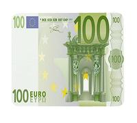 Mouse Mat 100 Euro Bill Mouse Pad 10x12in
