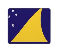 Mouse Mat Bandiera di Tokelau Waterproof Tappetino Scrivania Grande Desk Mat per Mac Computer Gaming 25X30Cm