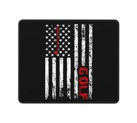 Mouse Mat Bandiera USA del Golf Pulire Mouse Pad Lavabile Desk Mat per Computer Laptop Gaming 25X30Cm