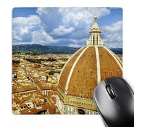 Mouse Mat Cattedrale, Duomo di Santa Maria del Fiore, Firenze Italia Multifunzione Mouse Pad Lavabile Tappetino Scrivania per Ufficio Computer Mac 25X30Cm
