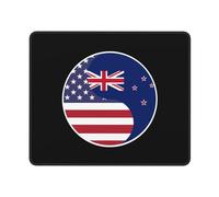 Mouse Mat Combinazione di Bandiera Ying Yan Grande Desk Mat Bordi Cuciti Mouse Pad per Mac Computer Gaming 25X30Cm