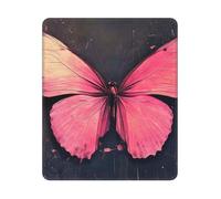 Mouse Mat Farfalla Rosa Confortevole Mouse Pad Grande Desk Mat per Computer Portatile Mac Gaming 25X30Cm
