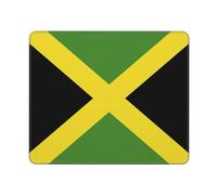 Mouse Mat Flag of Jamaica Soffice Tappetino Mouse Durevole Mousepad per Mac Laptop Sensori da Gioco 10X12In
